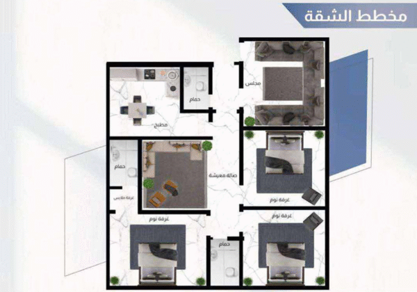 شقة للبيع حي الريان في جدة 29