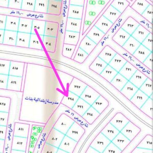 نص ارض للبيع في مخطط جوهرة العروس حي الدرة بجدة